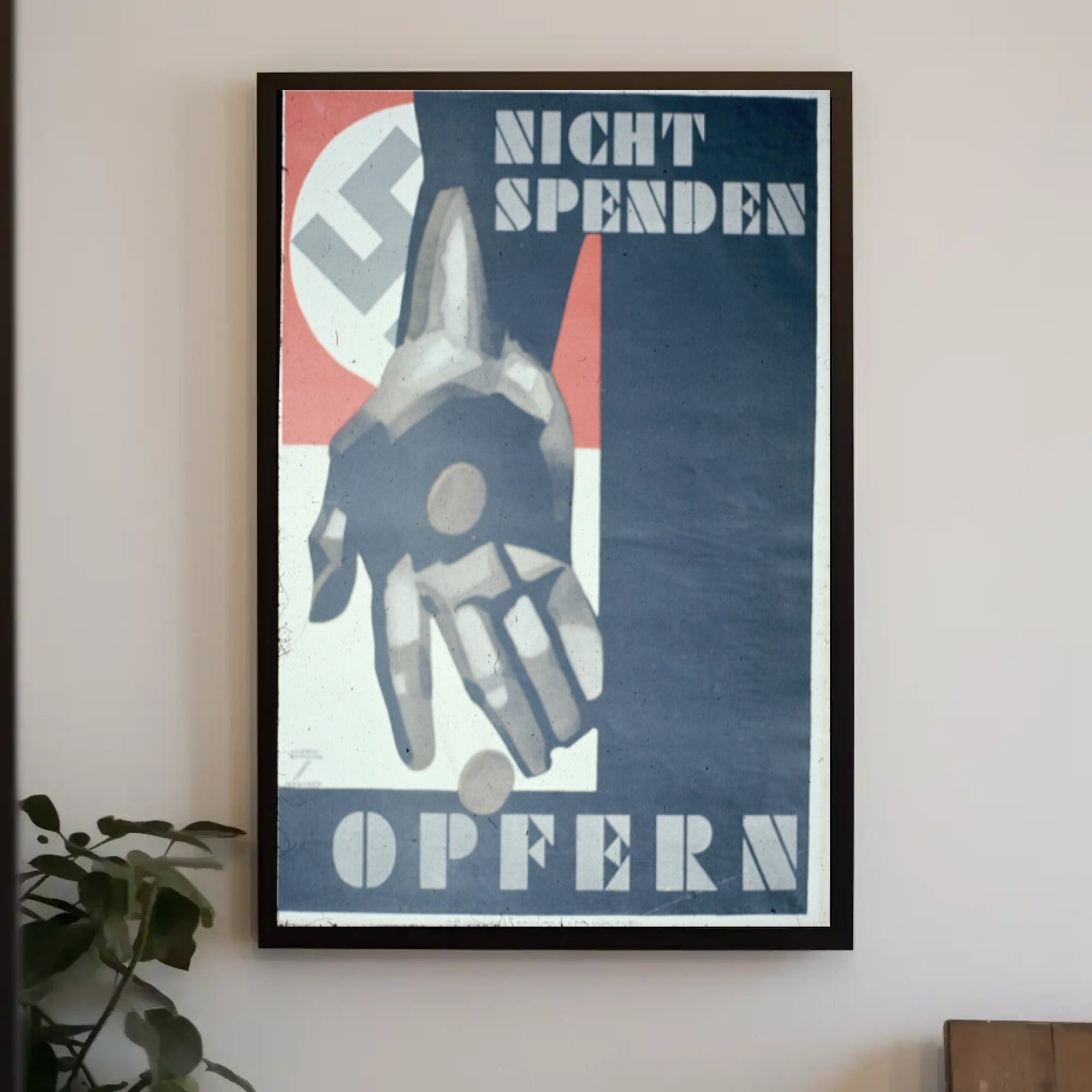 Propaganda Poster with Symbolic Imagery Poster PosterGoat