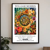 William Morris Cotton Prints Exhibition Poster