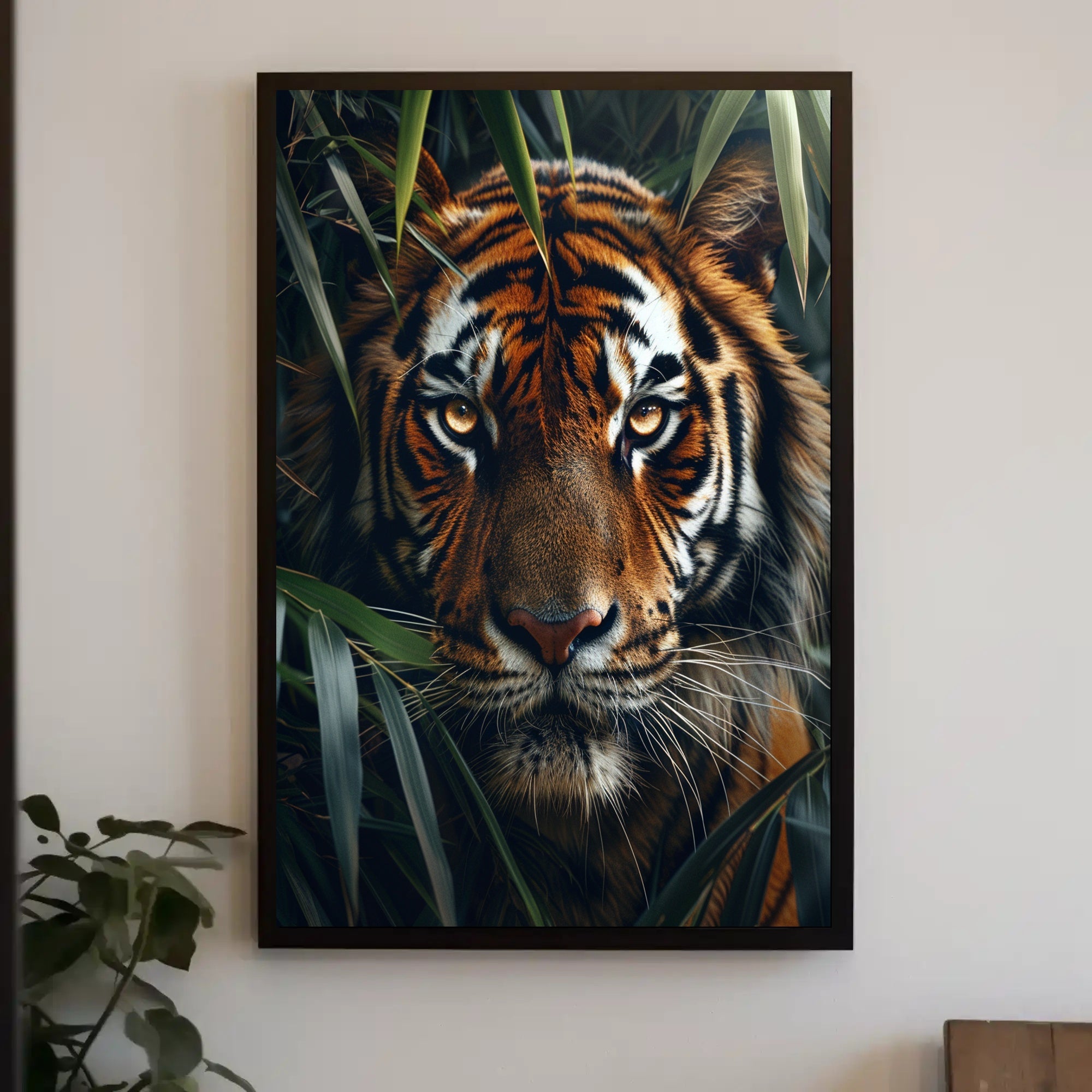 Majestic Tiger Wall Art Poster for Home Decor PosterGoat
