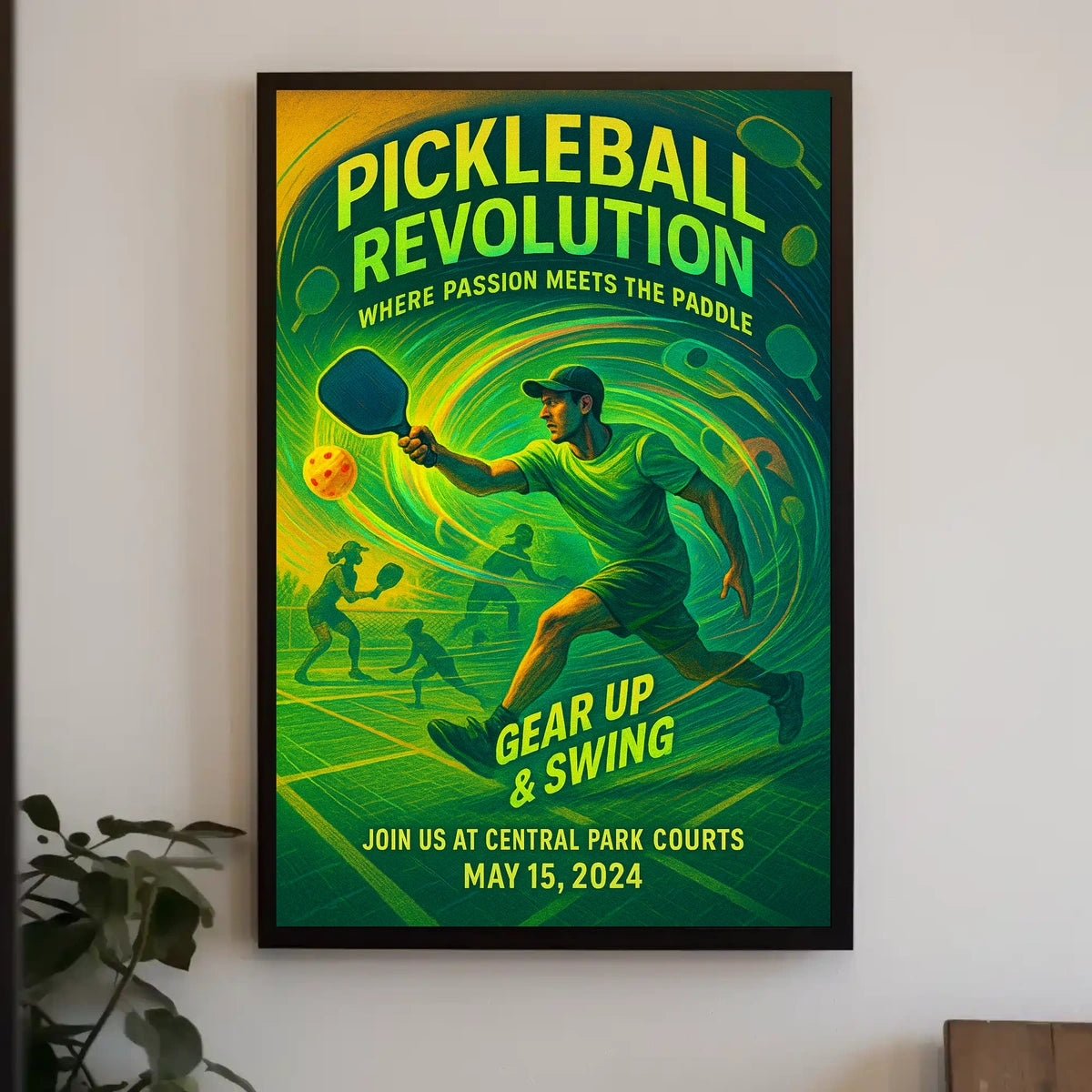 Pickleball Revolution Poster