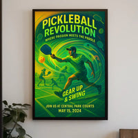Pickleball Revolution Poster