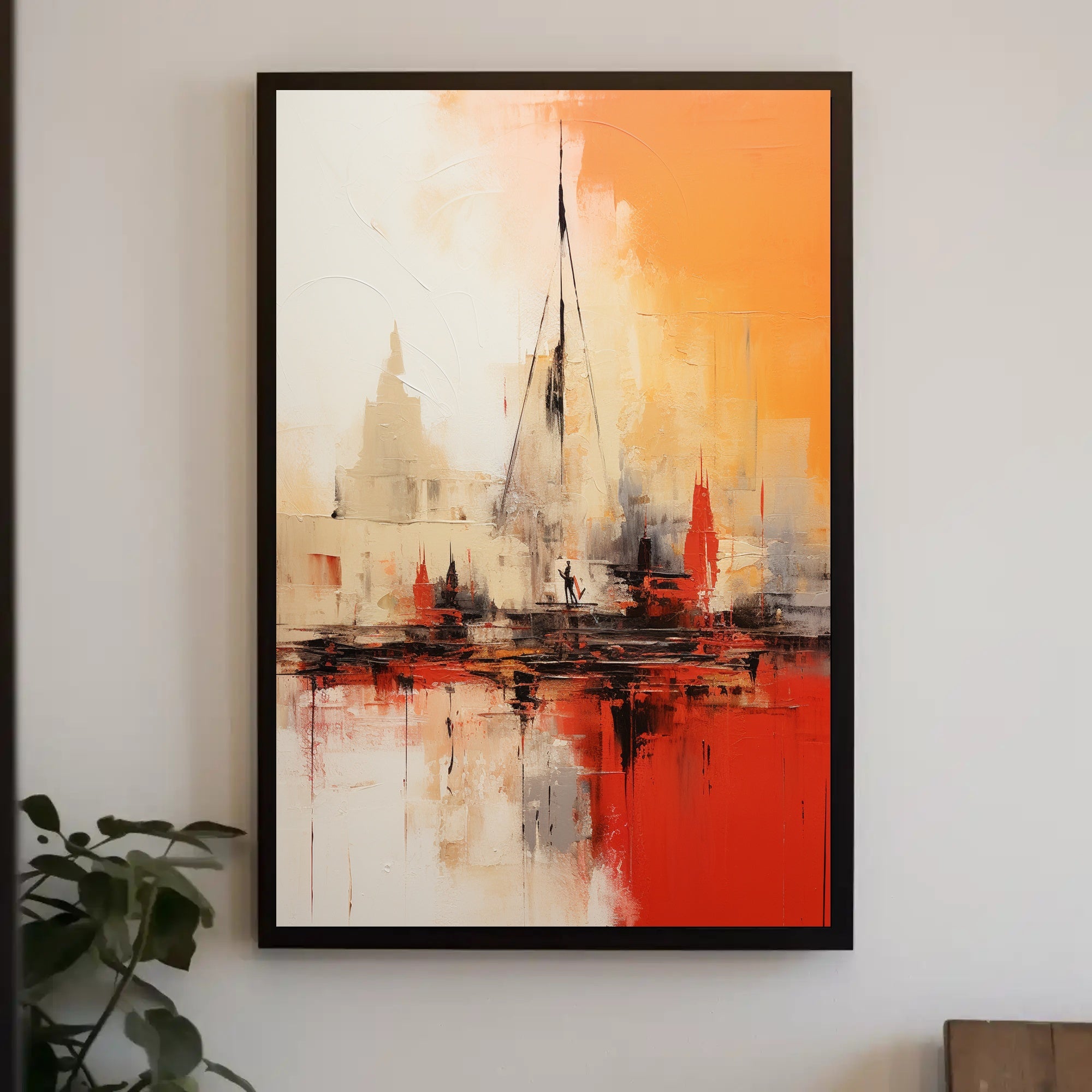 Abstract Cityscape Abstract Poster