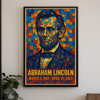 Abraham Lincoln A Mosaic Tribute Poster