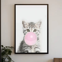 Bubblegum Kitten Poster