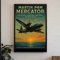 Martin P4M Mercator Vintage Military Recruitment Poster