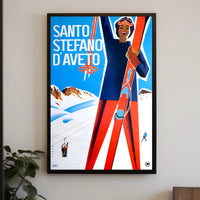 Santo Stefano d’Aveto Vintage Travel Poster PosterGoat