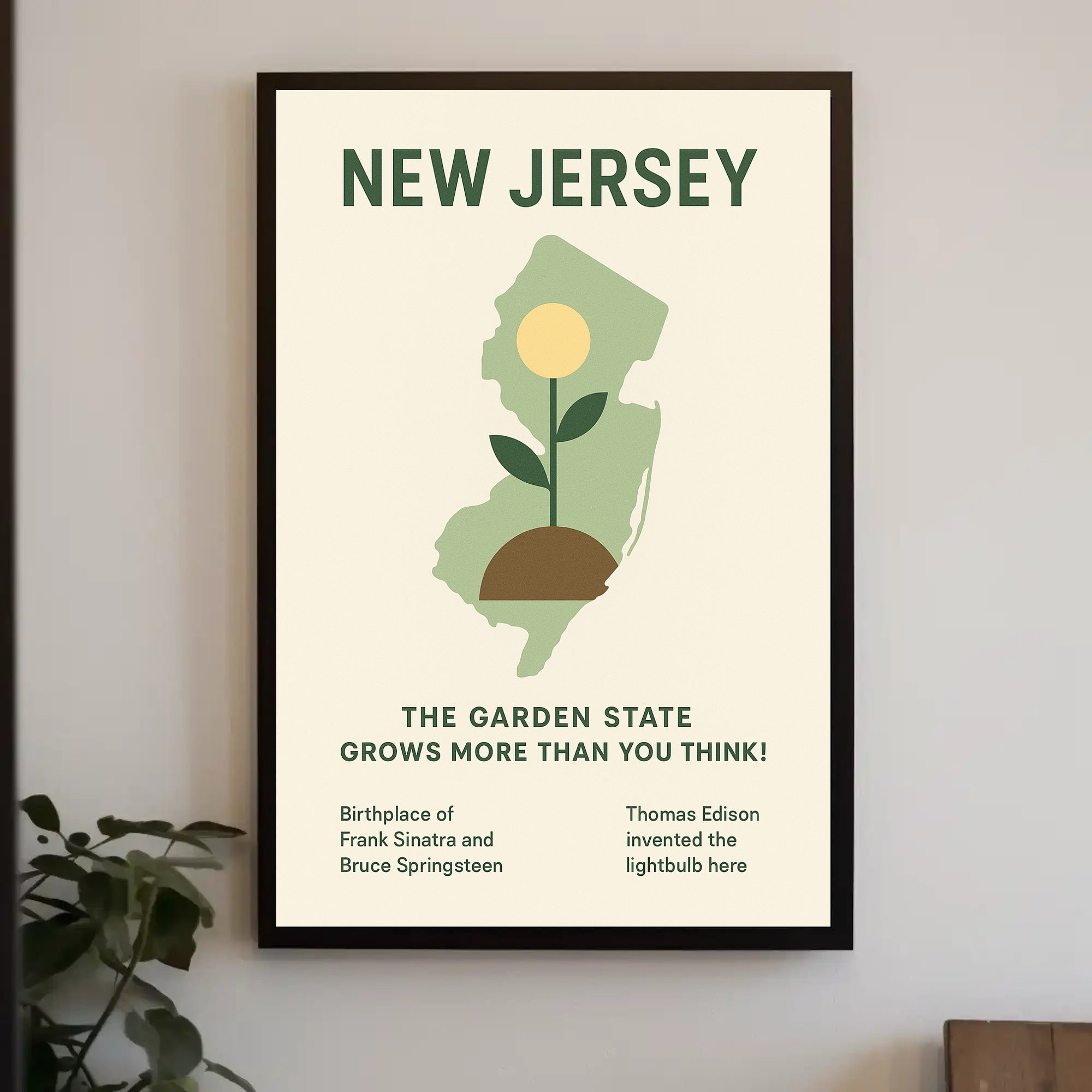 New Jersey The Garden State Poster