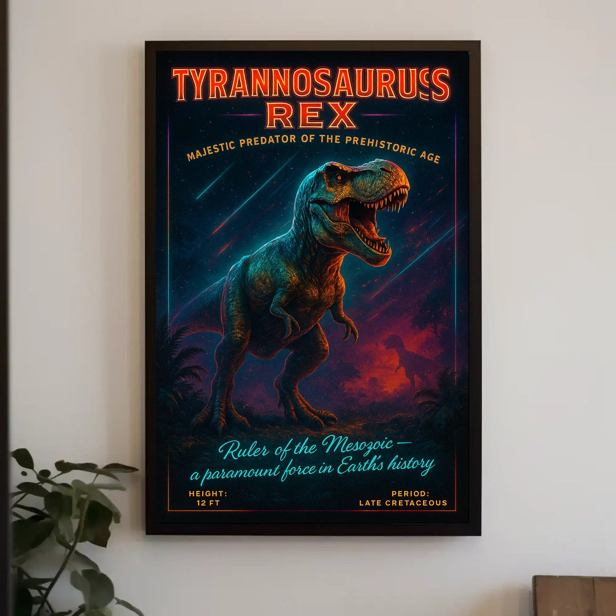 Tyrannosaurus Rex Majestic Predator Poster