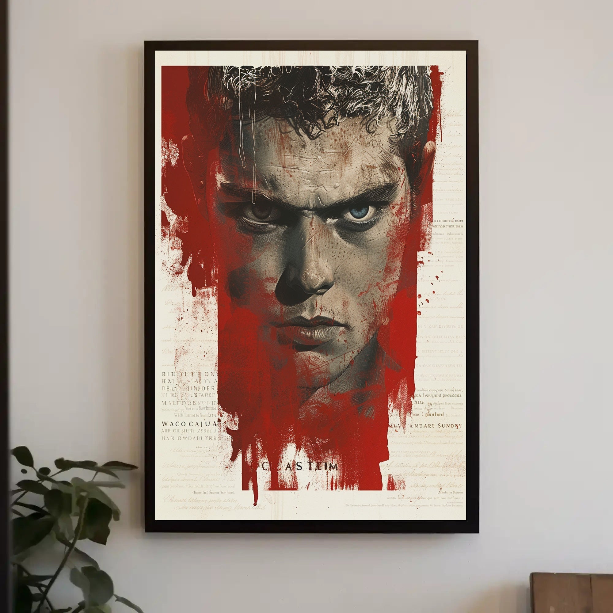 Cherry Blossom Tranquility: Coffee and Pagoda Poster PosterGoat