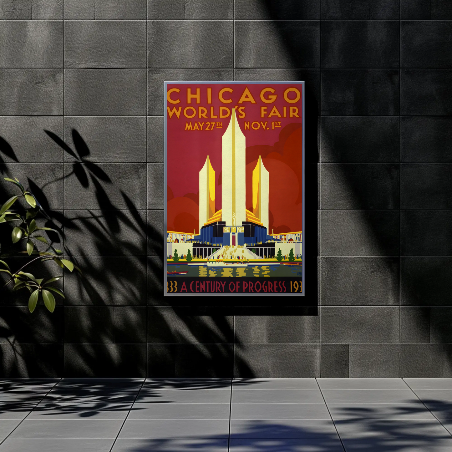 Chicago World's Fair Vintage Poster