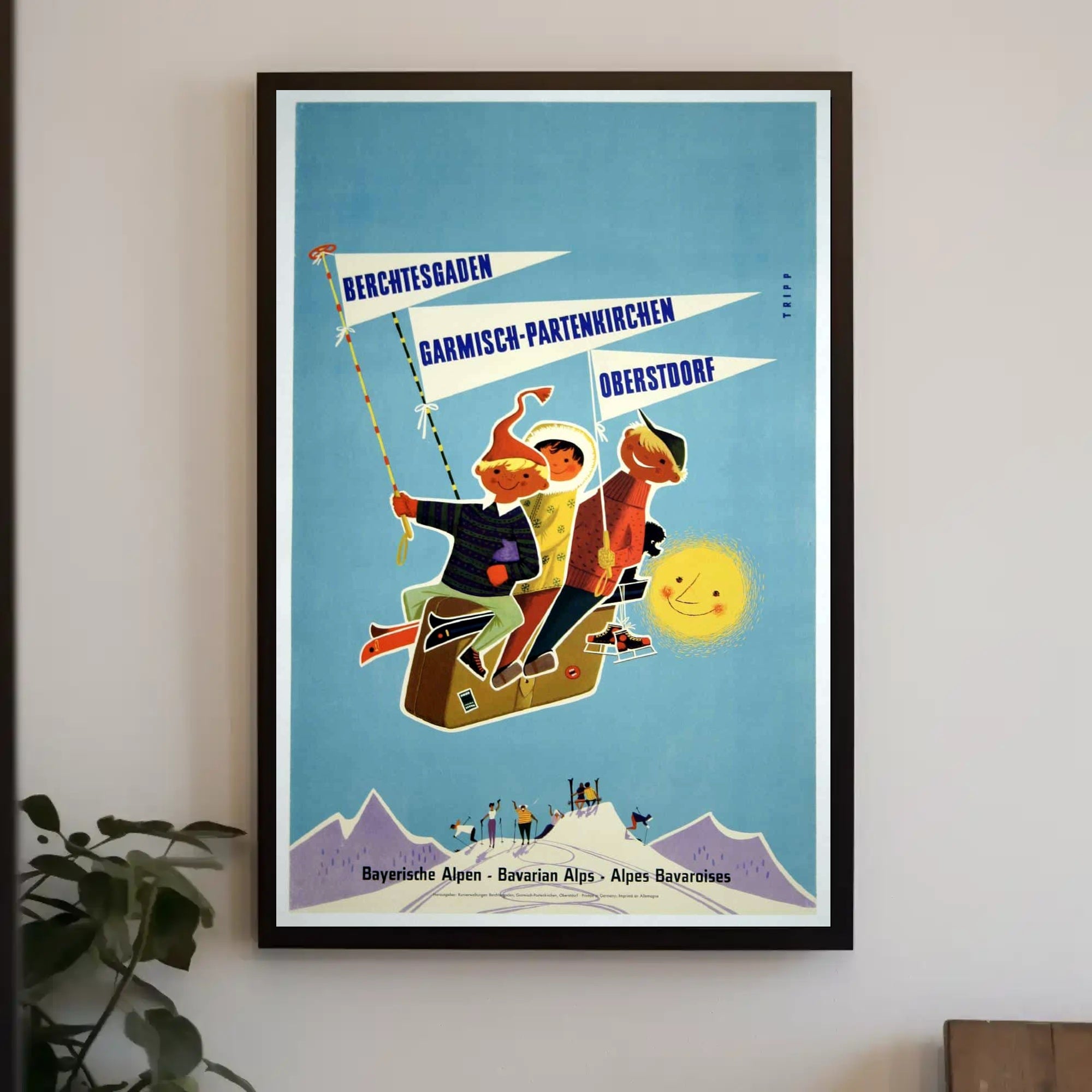 Adventure in the Bavarian Alps Poster PosterGoat
