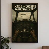 Inside the Cockpit Fortress of the Sky Poster