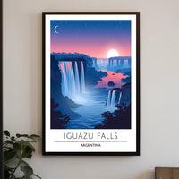 Iguazu Falls Dreamscape Travel Poster