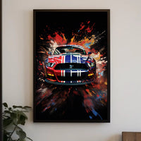 Dynamic Automotive Art Poster PosterGoat
