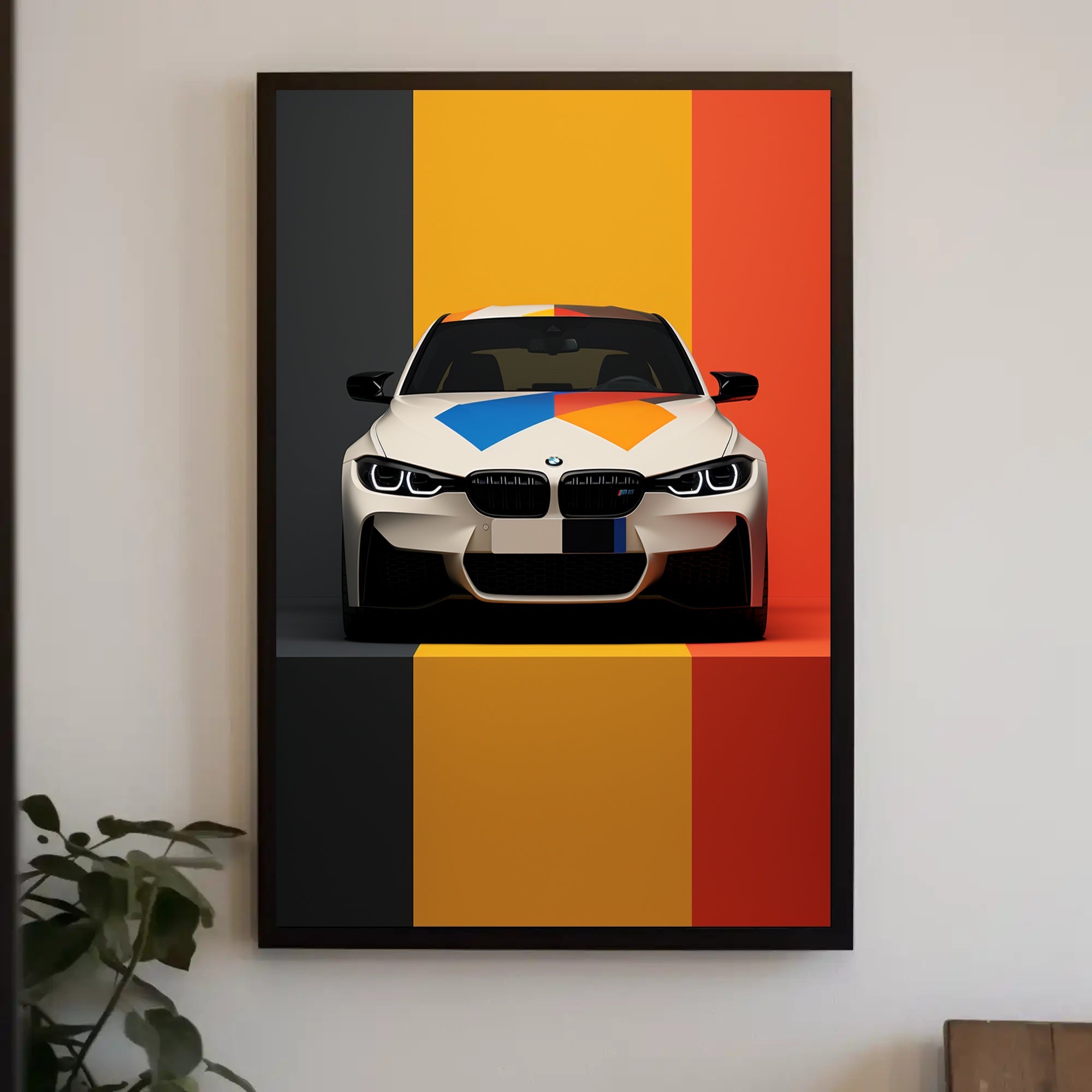 Vibrant Automotive Design Poster PosterGoat