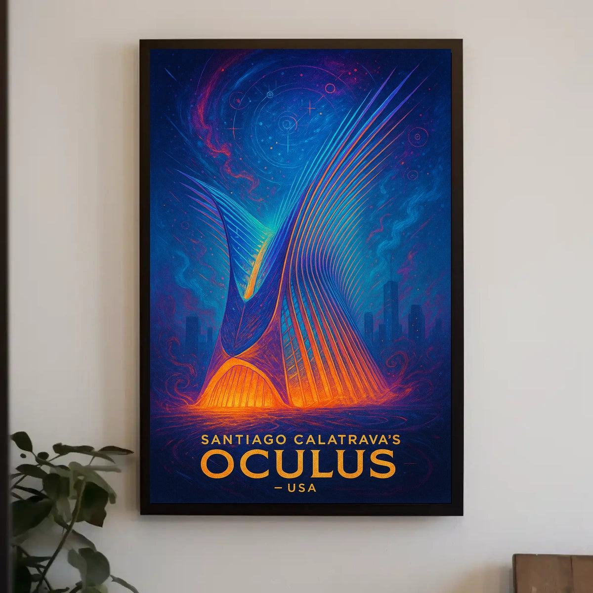 Santiago Calatravas Oculus Poster