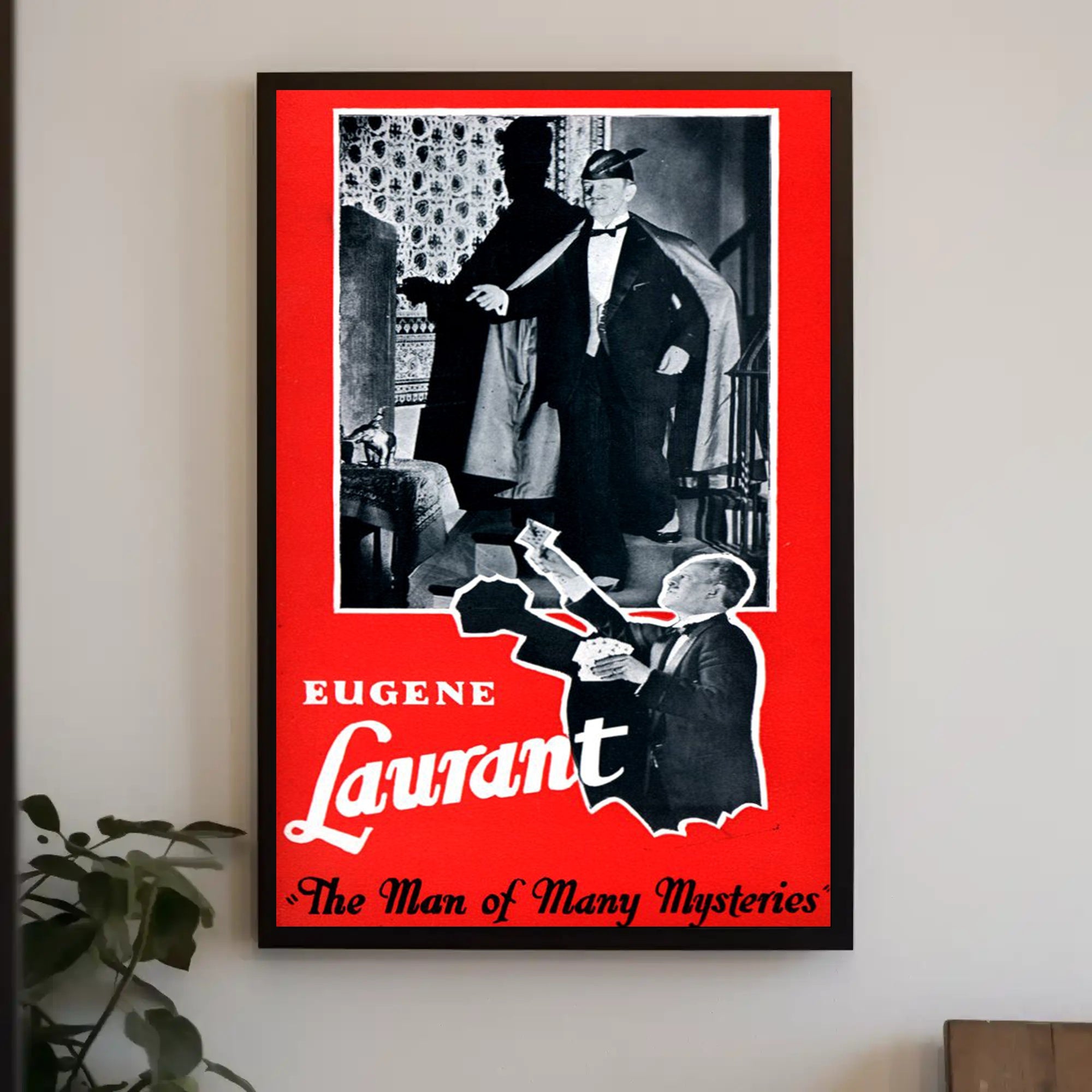 Eugene Laurant Magician Vintage Magic Show Poster Artistic Poster