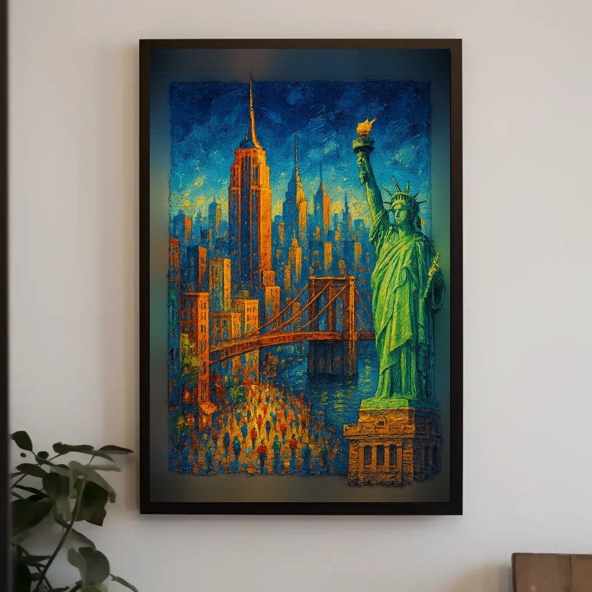 City of Dreams New York Skyline Art Poster