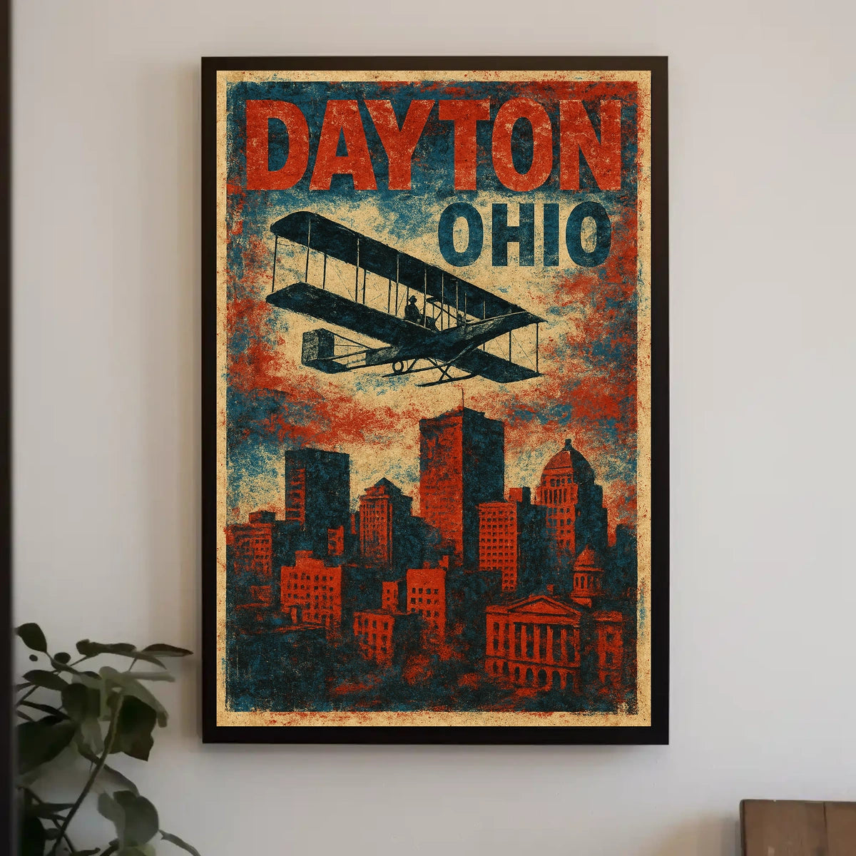 Dayton Vintage Aviation Collectors Poster