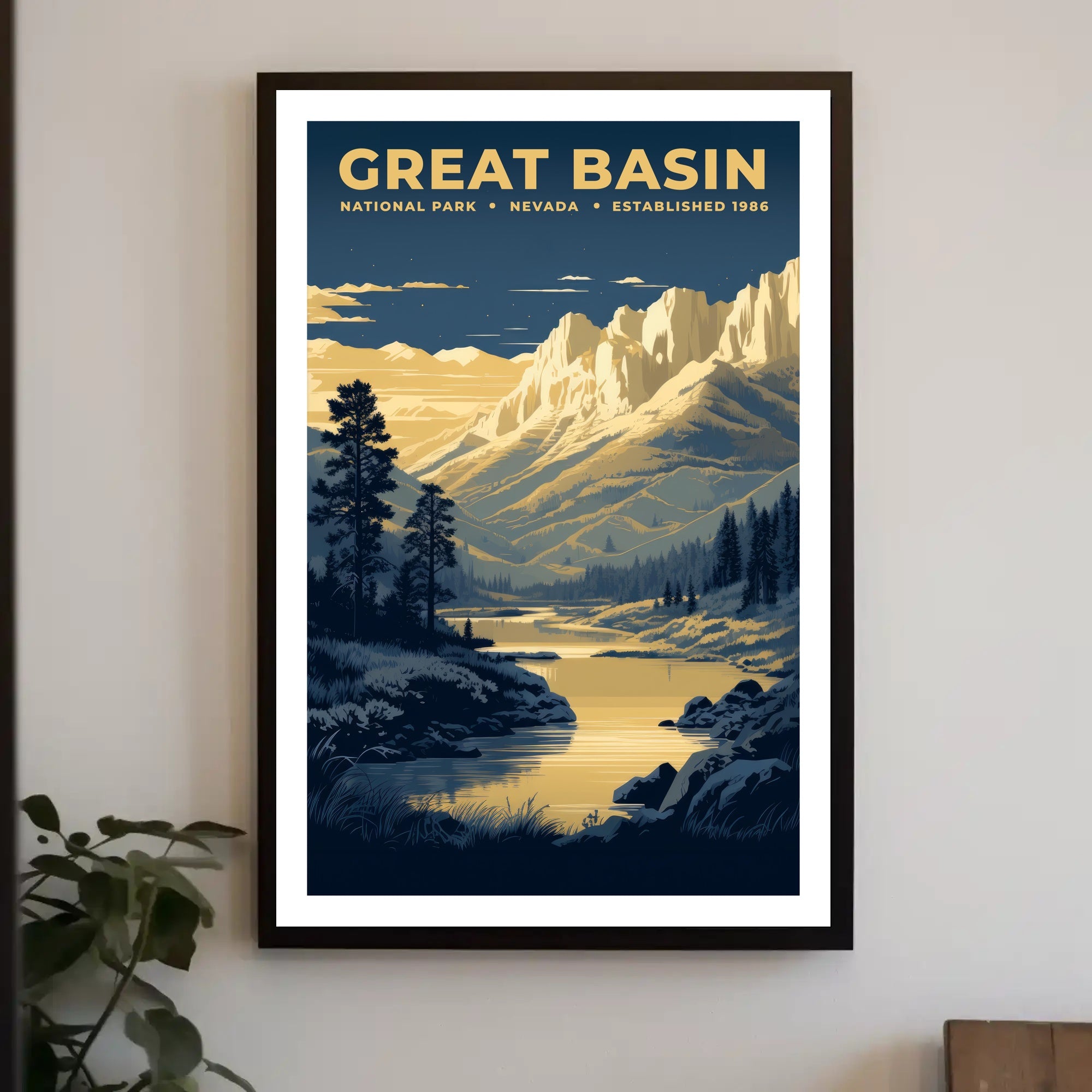 Great Basin National Park Vintage Poster Print