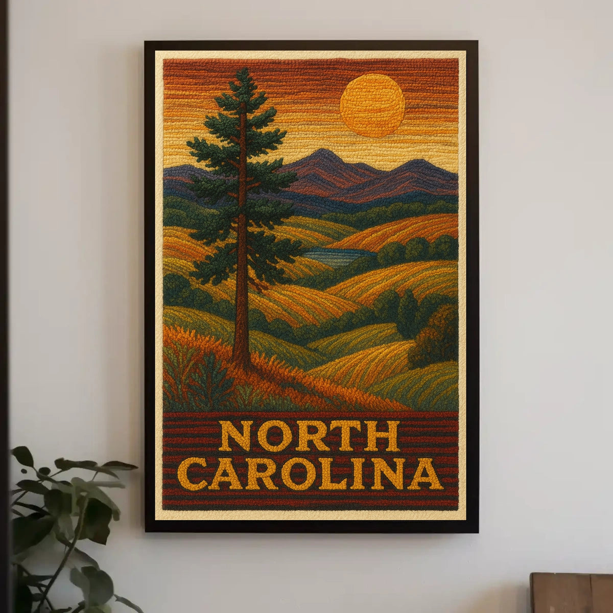 North Carolina Landscape Poster