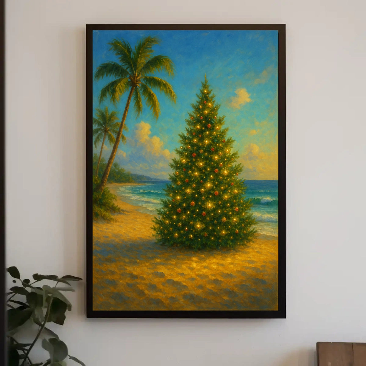 Tropical Christmas Delight Poster