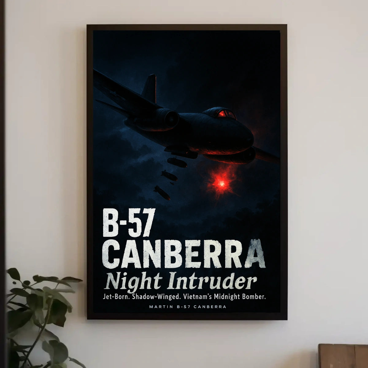 B-57 Canberra Night Intruder Poster