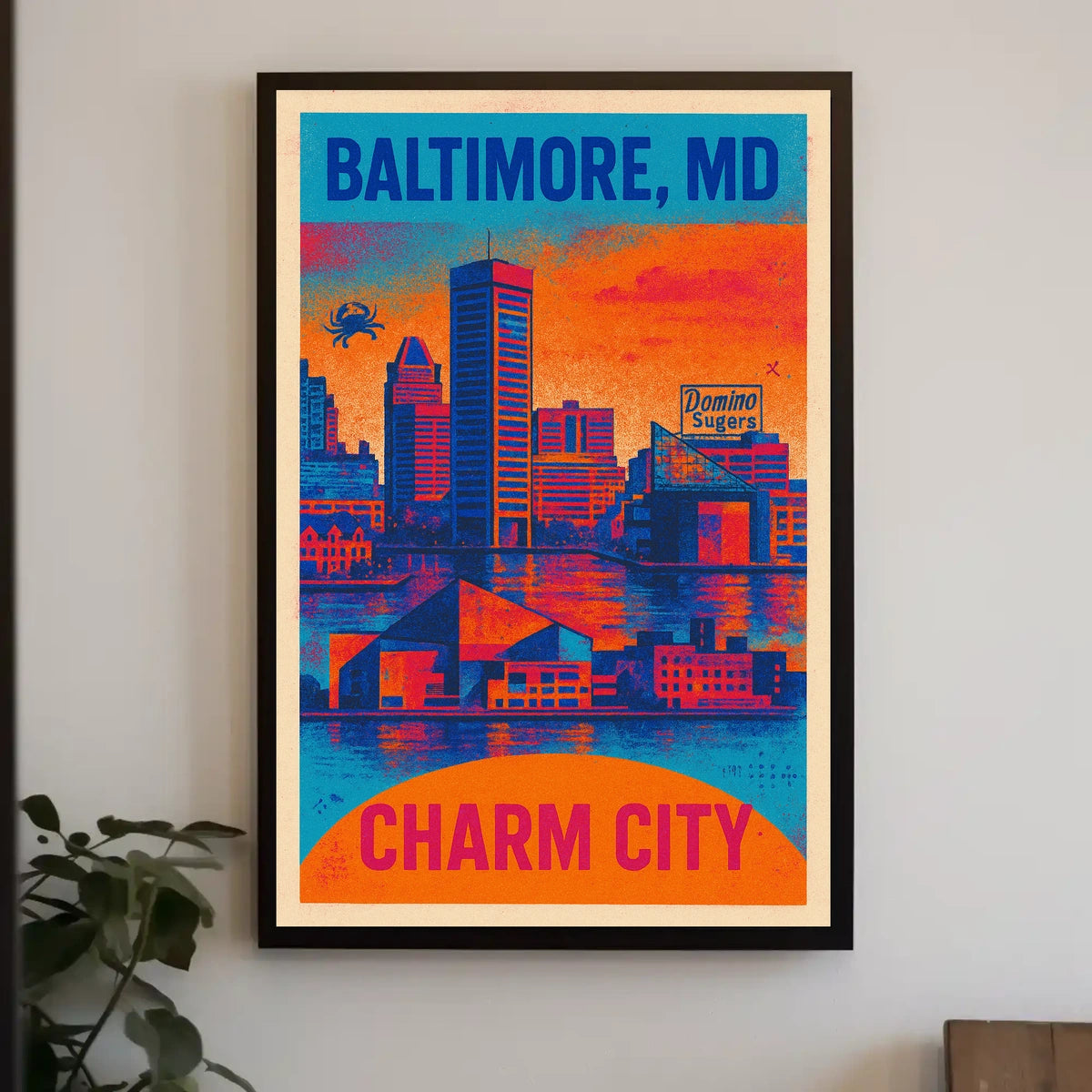 Baltimore, MD Charm City Poster