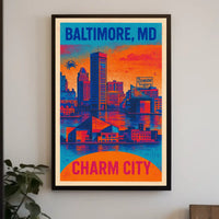 Baltimore, MD Charm City Poster