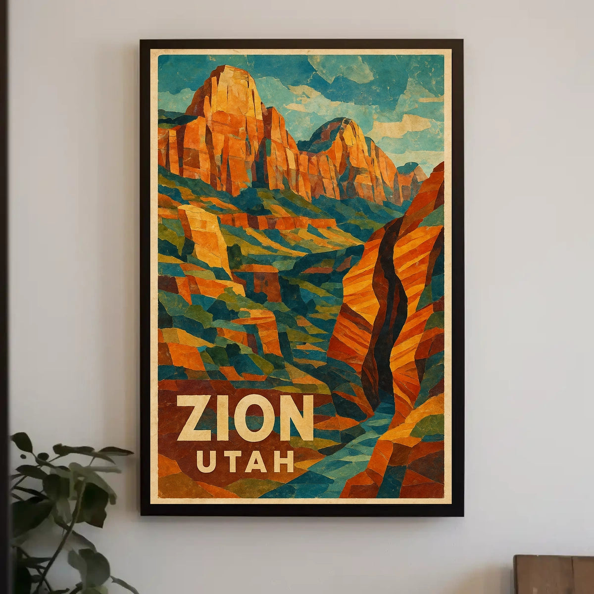 Zion National Park Poster