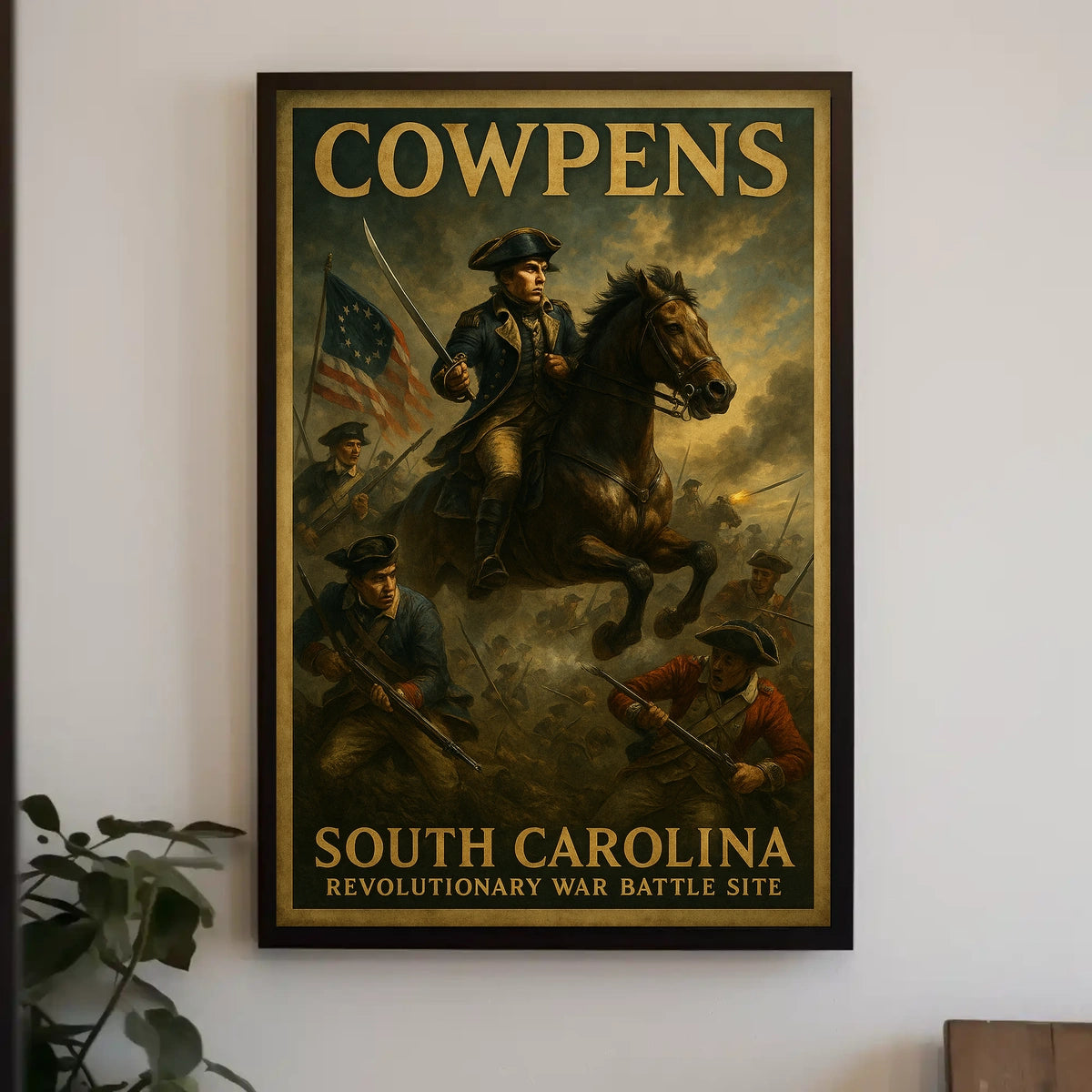 Cowpens Revolutionary War Battle Site Poster