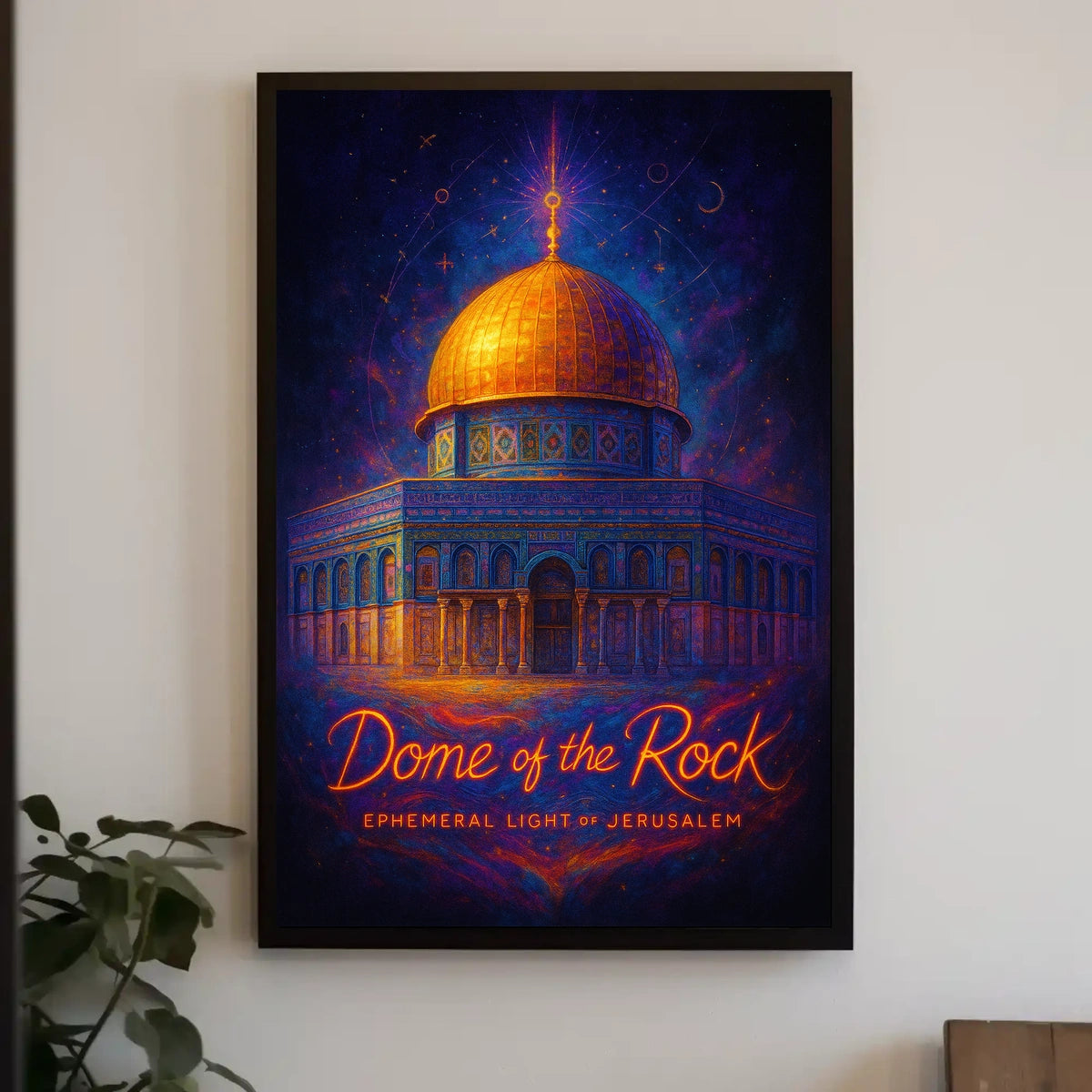Dome of the Rock Ephemeral Light of Jerusalem Poster
