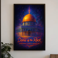 Dome of the Rock Ephemeral Light of Jerusalem Poster