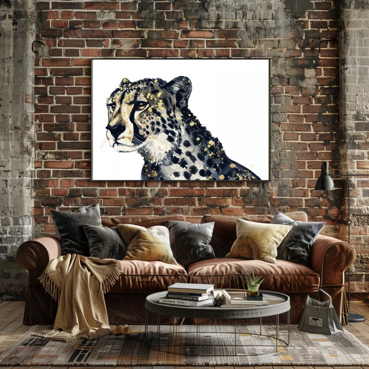 Majestic Cheetah Art Poster