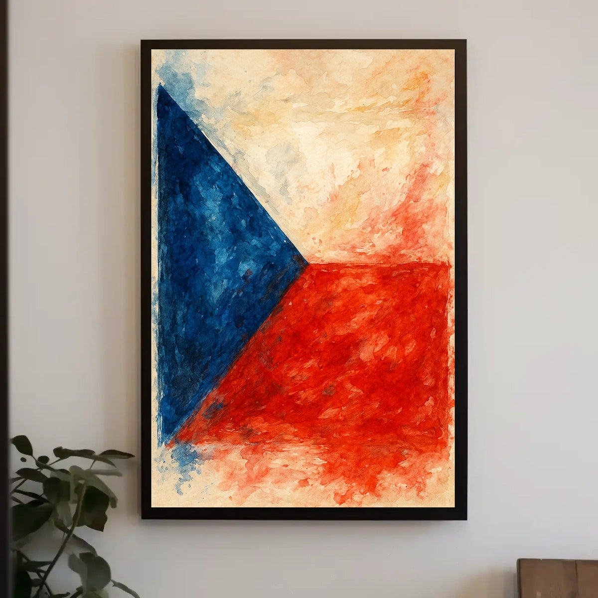 Abstract National Colors Abstract Poster