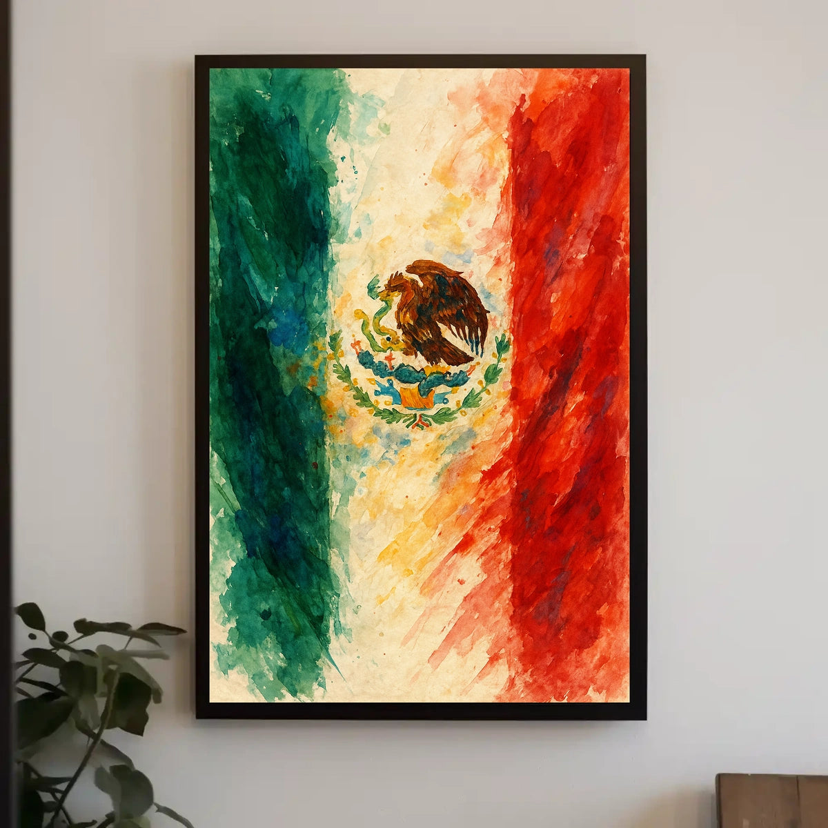 Vibrant Mexican Flag Poster