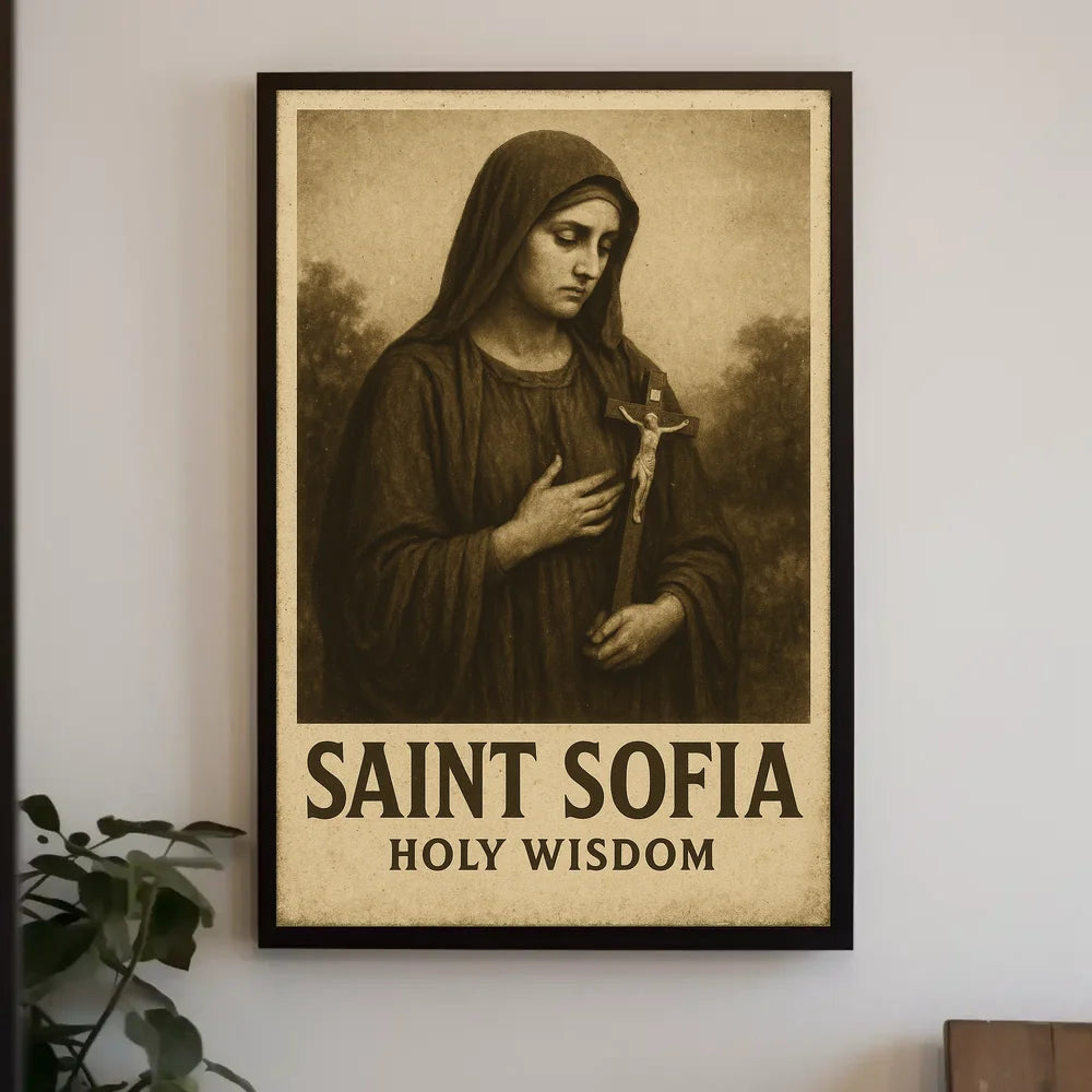 SAINT SOFIA: HOLY WISDOM Religious Art Poster