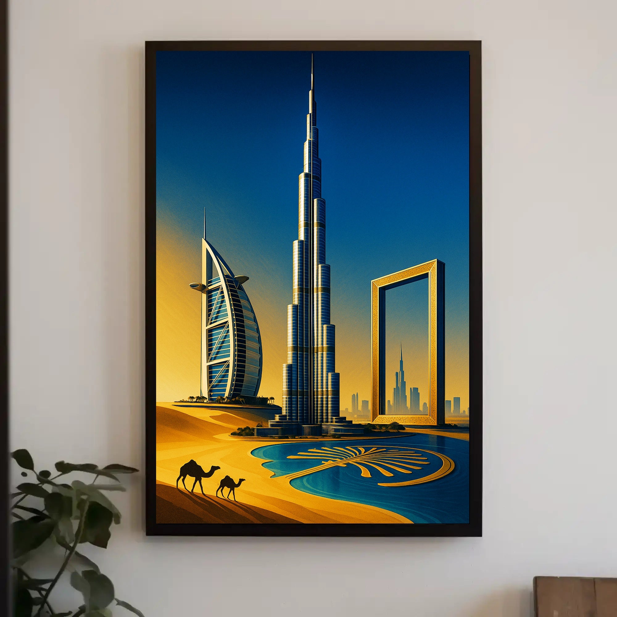 Dubai's Iconic Skyline Poster