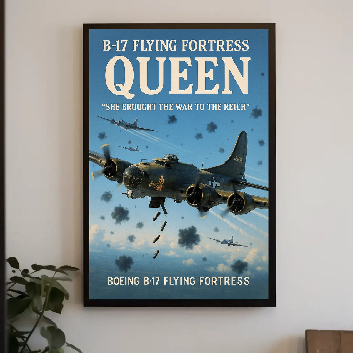 B-17 Flying Fortress Queen Poster