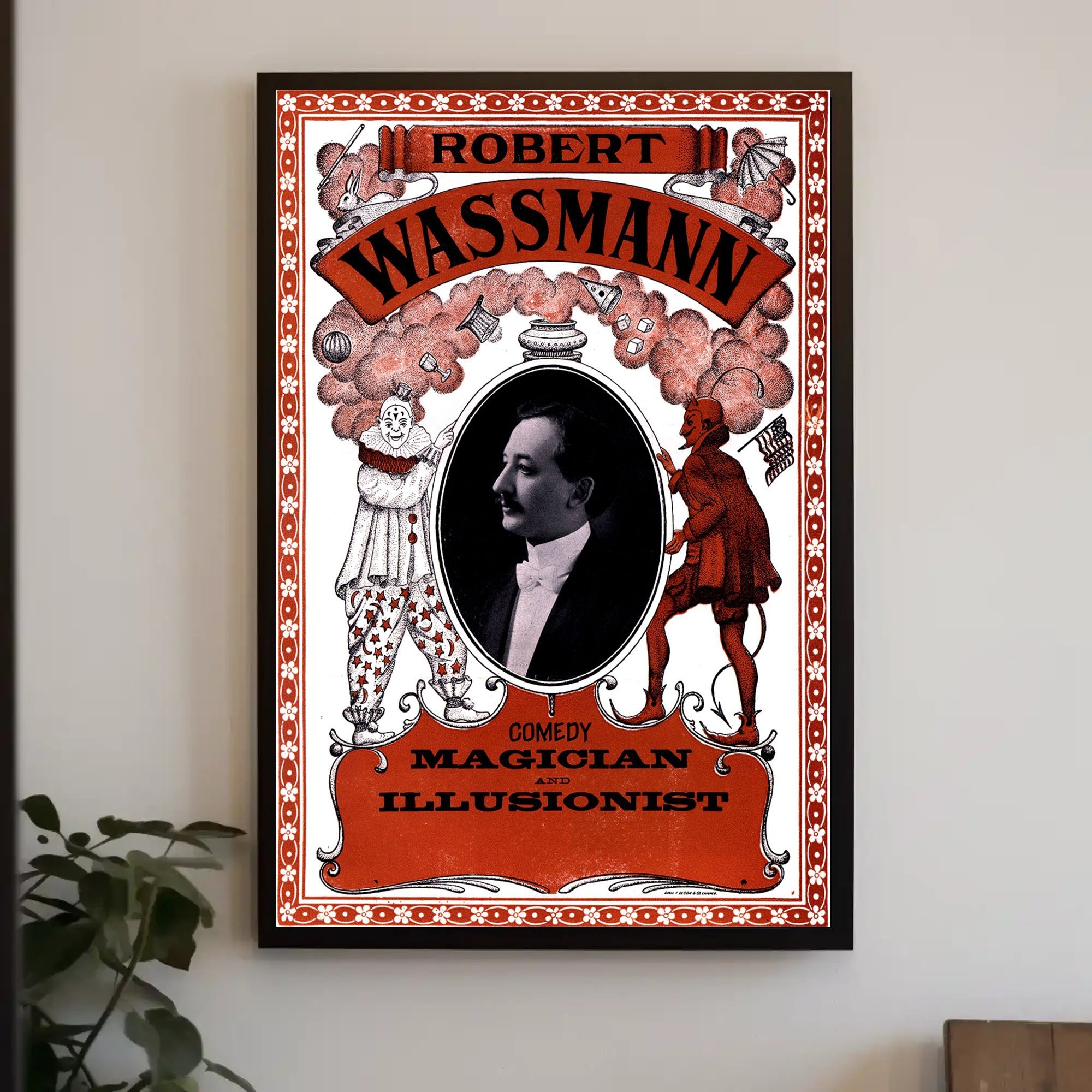 Vintage Magician and Illusionist Poster - Cultural or Heritage Poster