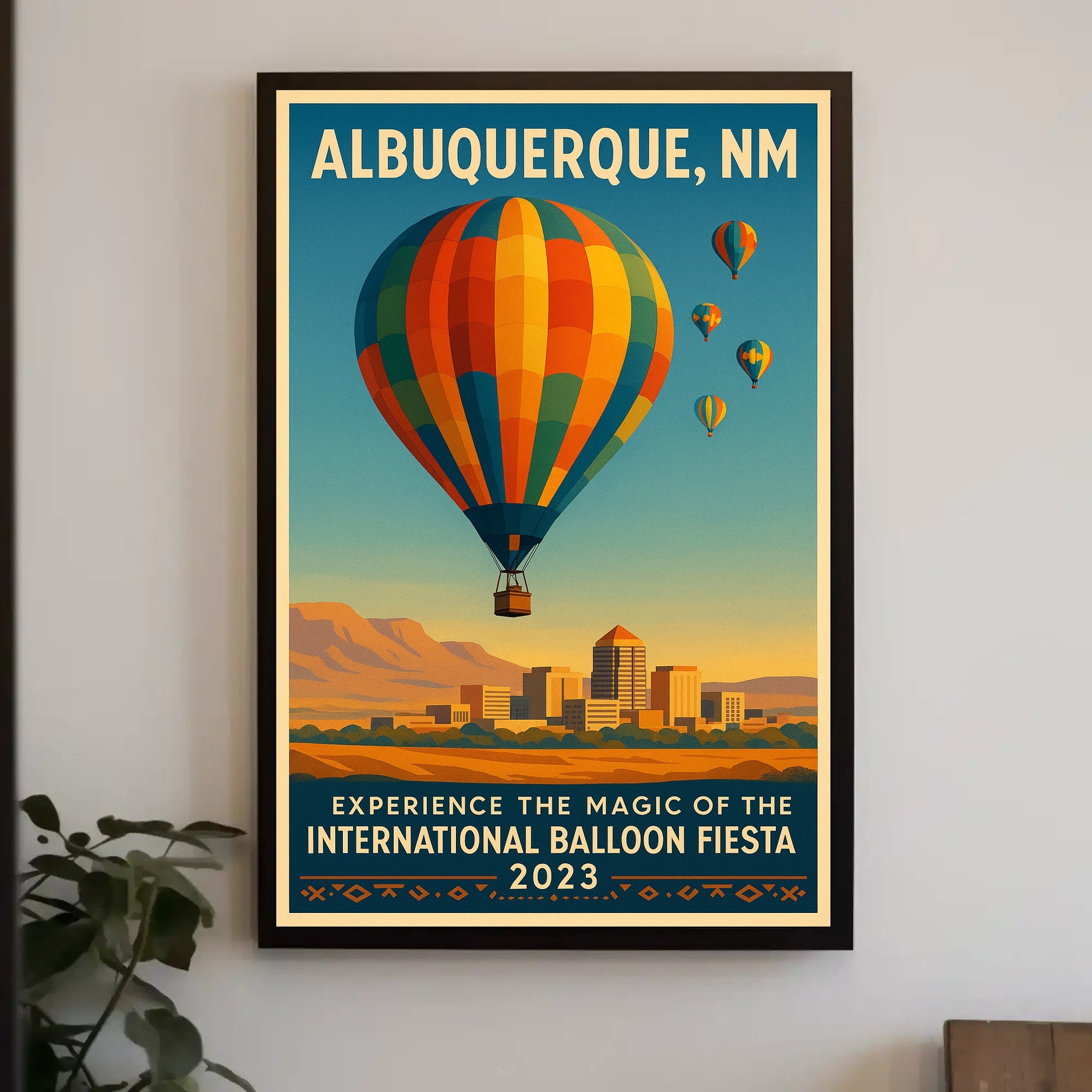 International Balloon Fiesta 2023 Poster PosterGoat