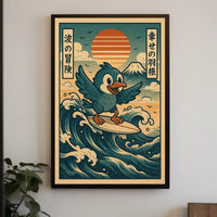 Surfing Adventure Poster PosterGoat