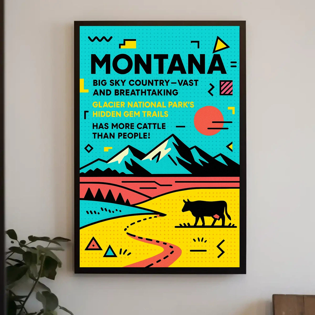 Montana Big Sky Country Poster