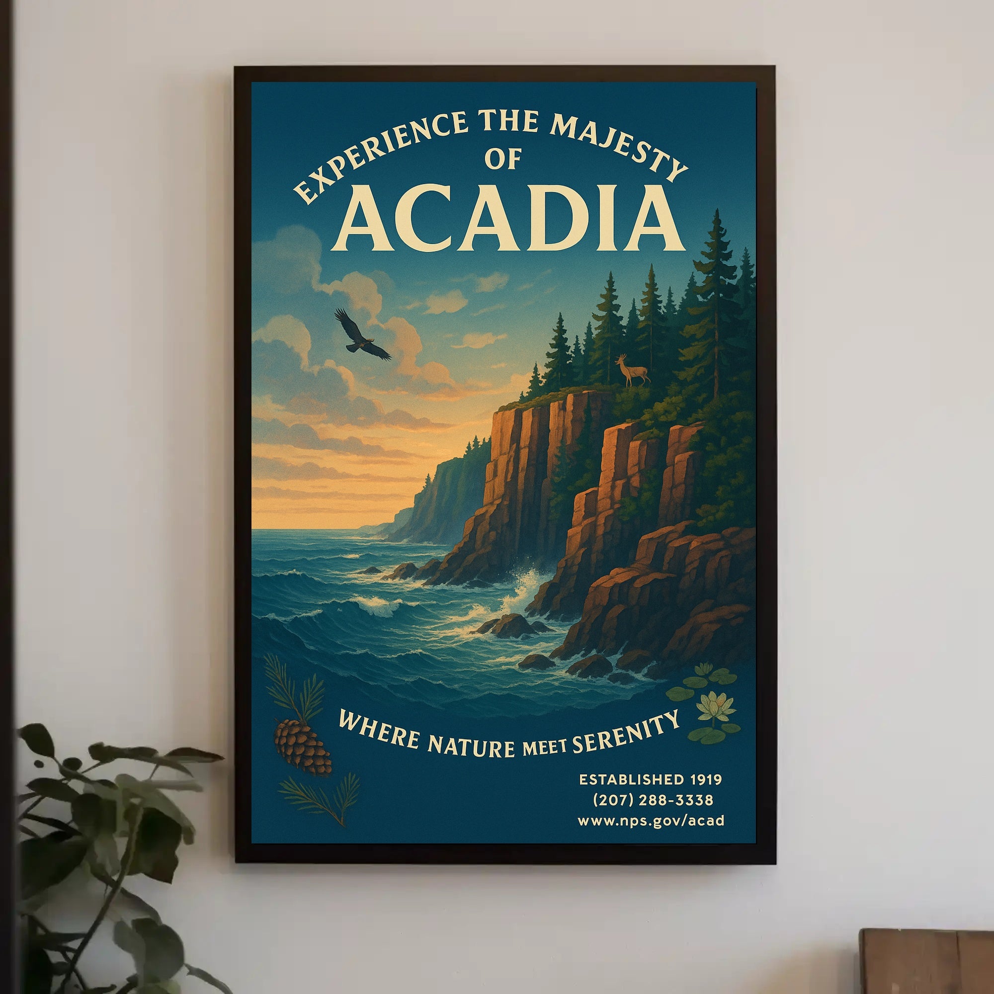Experience the Majesty of Acadia Poster PosterGoat