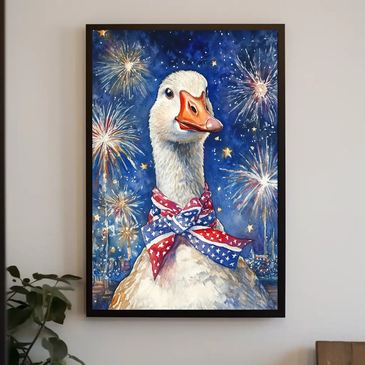 patriotic goose Poster