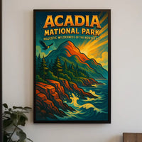 Acadia National Park Majestic Poster