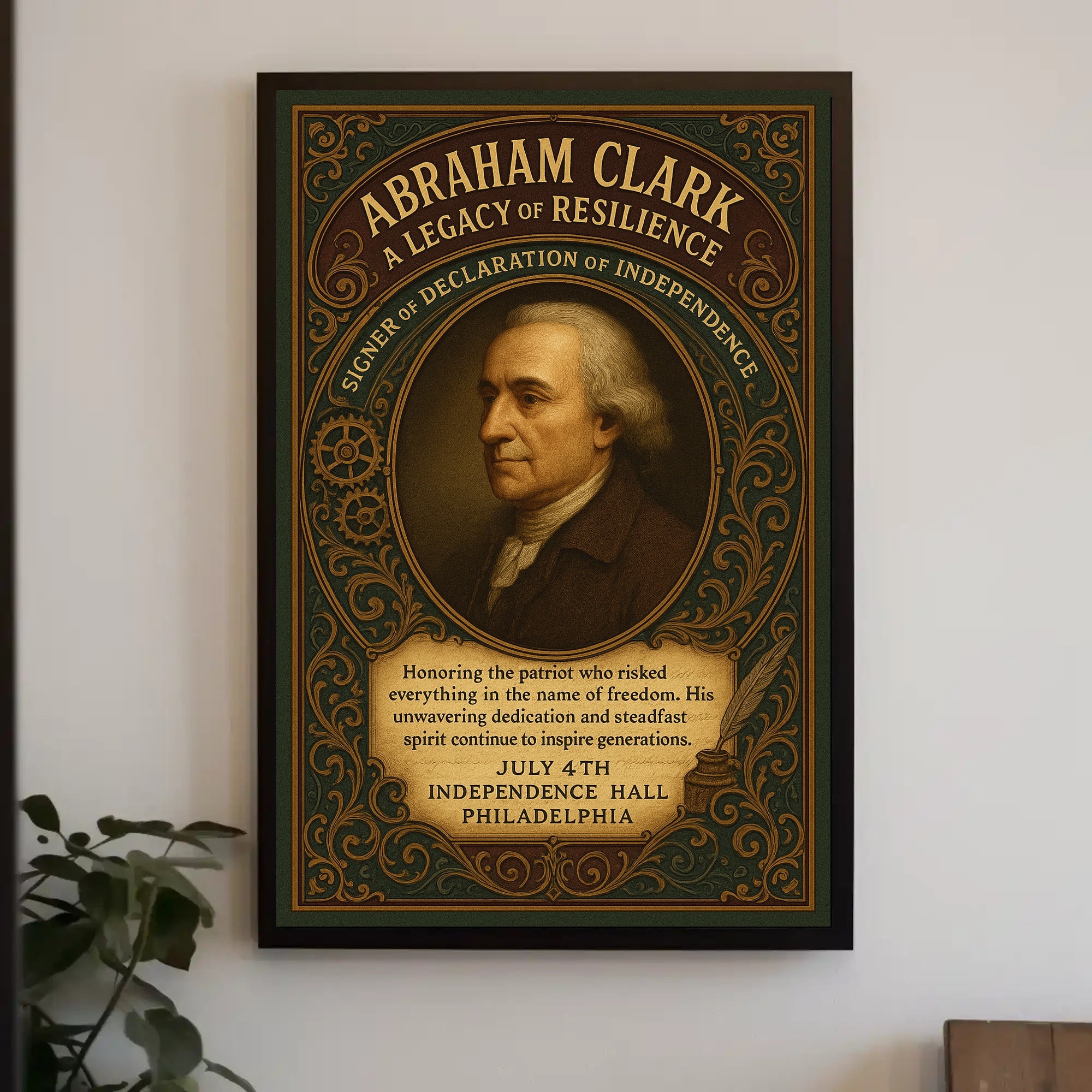 Patriotic Founding Father Historical or Presidential Poster