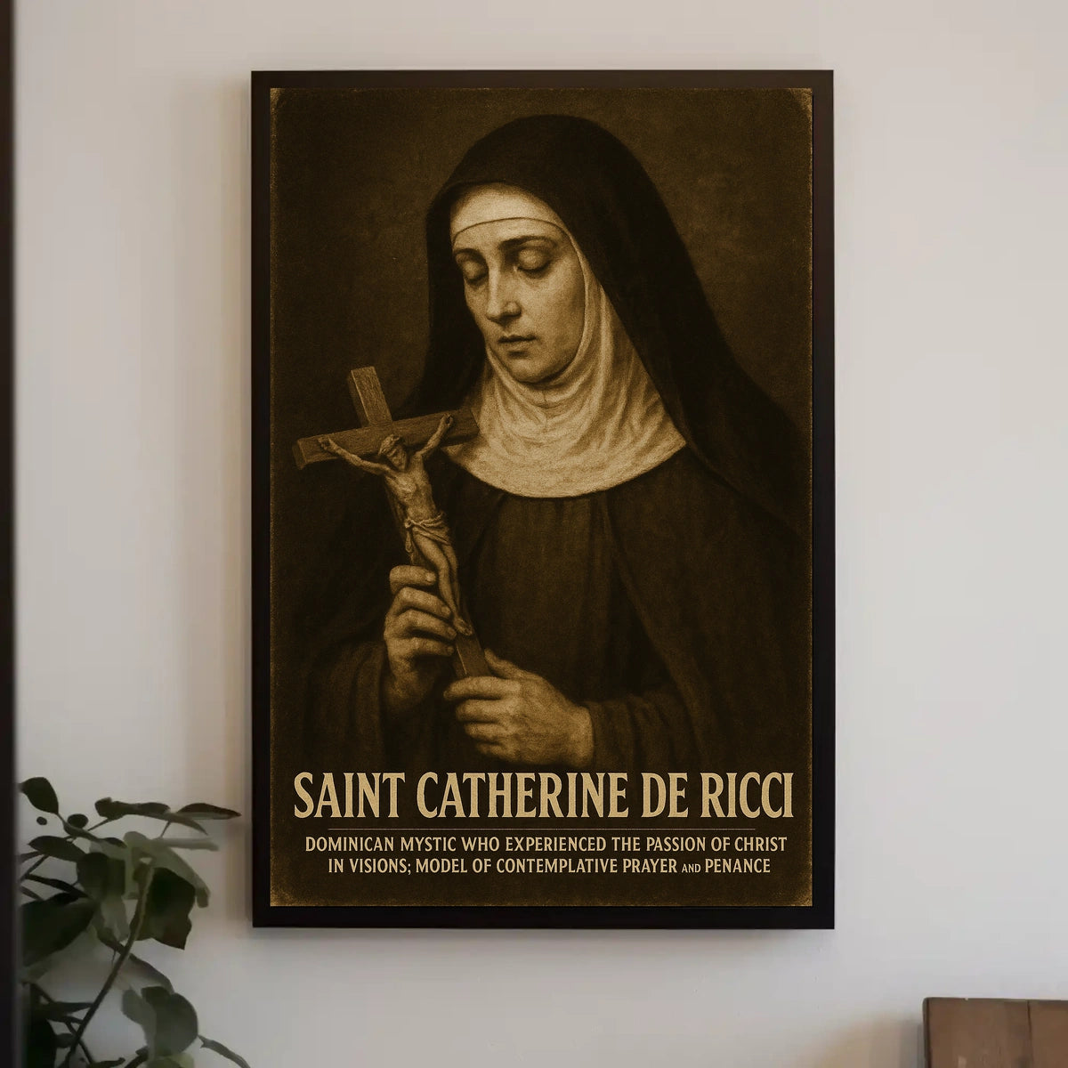 Saint Catherine De Ricci Poster