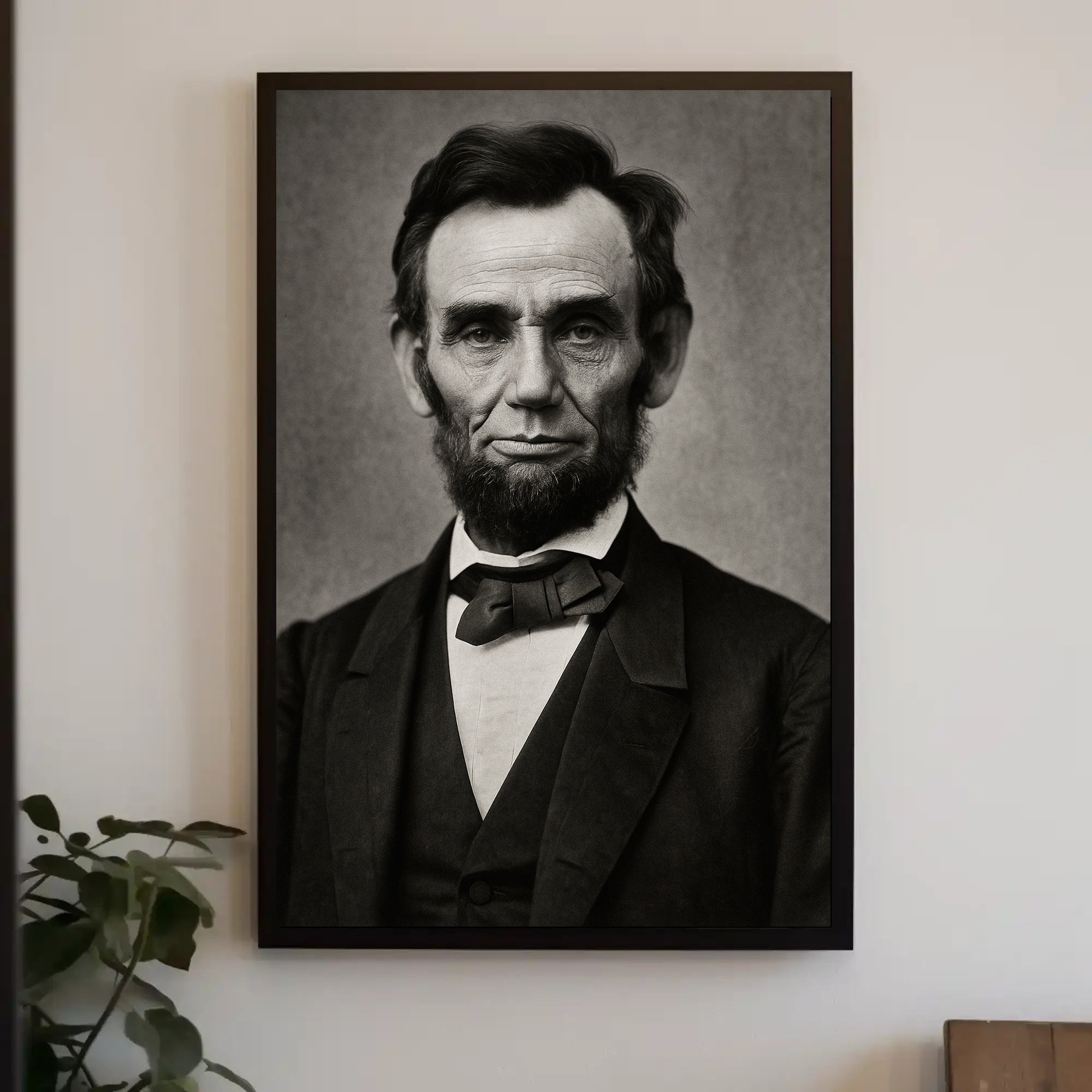 19th Century Vintage Portrait Historical or Presidential Poster