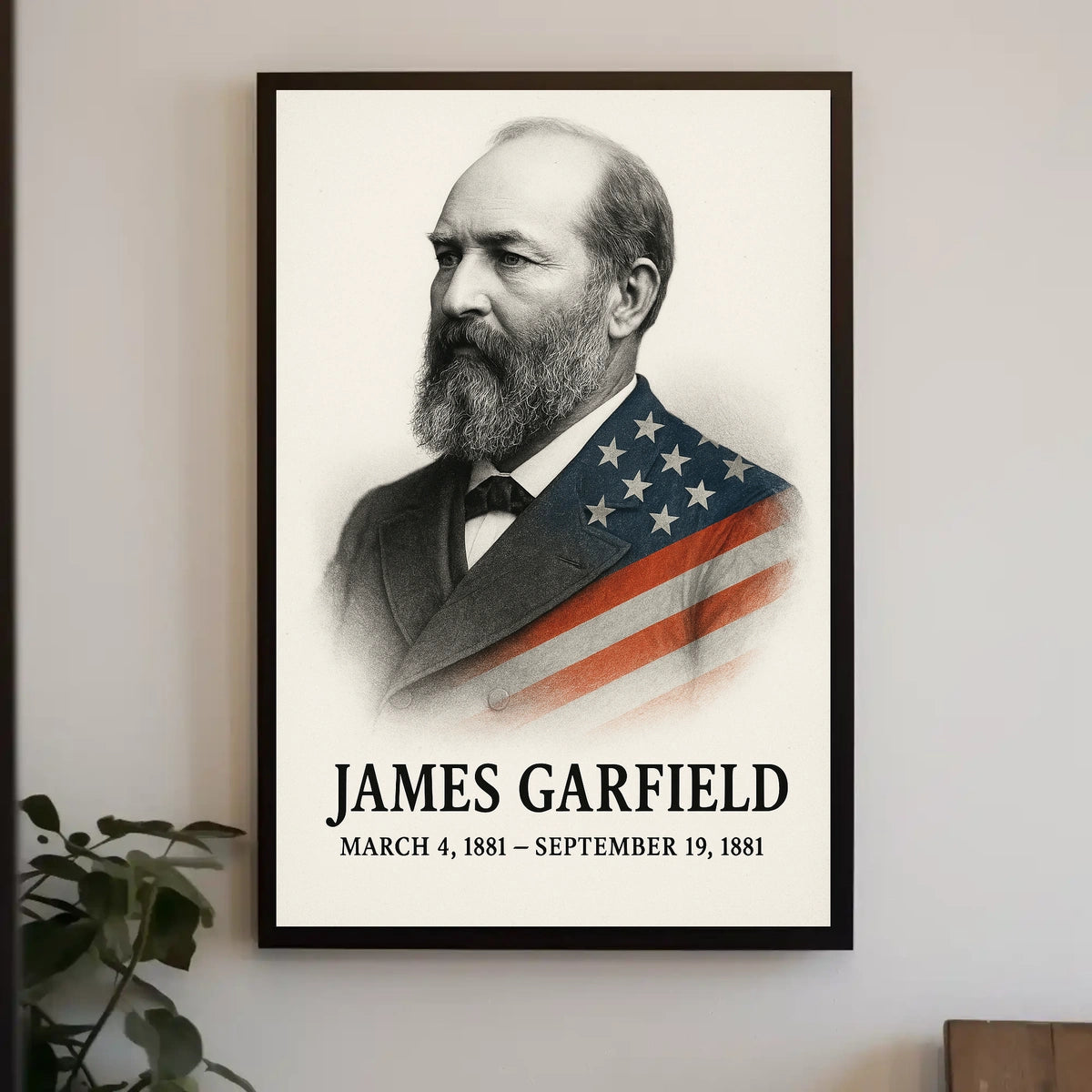 James A. Garfield 20th President of the United States Reflections Poster